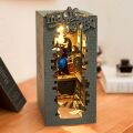 RoboTime 3D skladačka Zarážka na knihy Miniatúra domčeka Kúzelnícka ulička