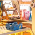 RoboTime 3D drevená skladačka Beverlyin zmrzlinové vozidlo