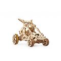 Ugears 3D drevené mechanické puzzle Mini bugina