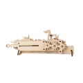 Ugears 3D drevené mechanické puzzle Brave UA Tractor