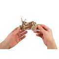 Ugears 3D drevené mechanické puzzle Harry Potter Hagridova lietajúca motorka