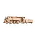 Ugears 3D drevené mechanické puzzle MINI Lokomotíva