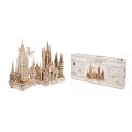 Ugears 3D drevené mechanické puzzle Hrad Bradavice, Harry Potter