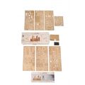 Ugears 3D drevené mechanické puzzle Hrad Bradavice, Harry Potter