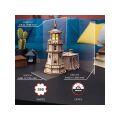 Ugears 3D drevené mechanické puzzle Maják Split Rock