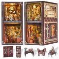 2Kids Toys 3D skladačka Zarážka na knihy Miniatůra domčeka Dom zberateľa motýľov