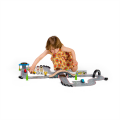 Bigjigs Rail Drevená autodráha závodný deň