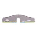 Bigjigs Rail Farma most s tunelom