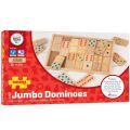 Bigjigs Toys Veľké drevené domino