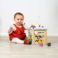 Bigjigs Toys Motorická aktívna kocka s labyrintom