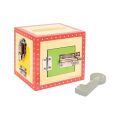 Bigjigs Toys Drevená skrinka so zámkami - II. trieda