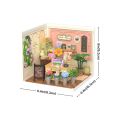 RoboTime 3D drevená skladačka Miniatúra domčeka Kvetinárstvo Fresh Flower