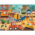 Petit Collage Podlahové puzzle stavba v meste - poškodený obal