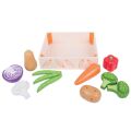 Bigjigs Toys Krabička so zeleninou