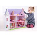 Bigjigs Toys Růžový domek pro panenky poškozený obal