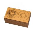 iDventure 3D drevená skladačka hlavolamu Cryptex