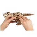 Ugears 3D drevené mechanické puzzle Tyranosaurus Rex
