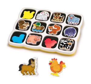 Quercetti Magnetická vkladačka Farma