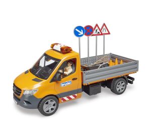 Bruder Vozidlo údržby ciest MB Sprinter s figúrkou a príslušenstvom