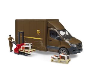Bruder Dodávka UPS MB Sprinter s figúrkou a príslušenstvom