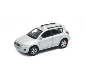 Welly - Toyota RAV 4 model 1:34 stříbrná