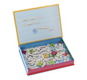 Petit Collage Magnetická tabuľka Slovíčka z kníh Roalda Dahla