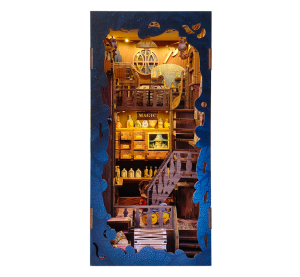 2Kids Toys 3D skladačka Zarážka na knihy Miniatúra domčeka Magická knižnica