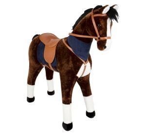 small foot Sedací kôň XL hnedý so zvukom