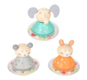 small foot Točiace pastelové zvieratko 1 ks