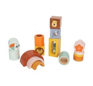 small foot Zmyslové kocky Safari