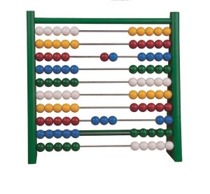 Detoa Počítadlo drevené zelené polené