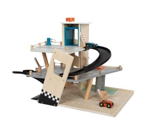 small foot Drevené závodné parkovisko