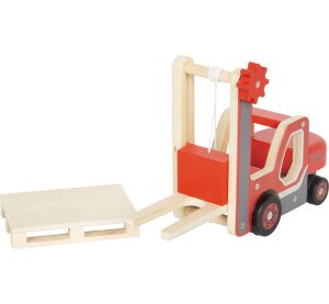 small foot Drevený vysokozdvižný vozík s paletou