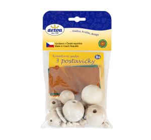 Detoa Kreatívna sada - 3 figúrky