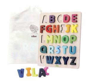 Vilac Vkladacie puzzle Abeceda