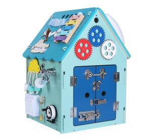 2Kids Toys Activity board Domček modrý