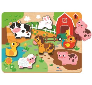 2Kids Toys Vkládacie puzzle Farma
