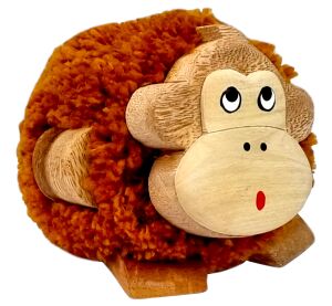 2Kids Toys Drevená figúrka XL brmbolec Opica