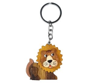 2Kids Toys Drevená kľúčenka veľká Lev ležiaci