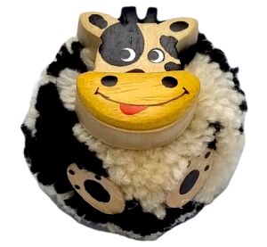 2Kids Toys Drevená magnetka veľká brmbolec Krava