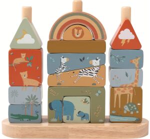 2Kids Toys Nasadzovanie kociek Safari