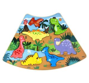 2Kids Toys Drevené puzzle Dinosaury prepojiteľné