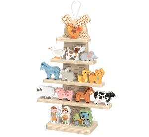 2Kids Toys Závesný mlyn so zvieratkami Farma