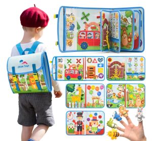 2Kids Toys Senzorická busy kniha Ruksak