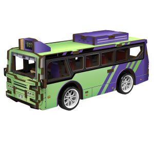 2Kids Toys 3D drevená skladačka Autobus