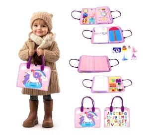 2Kids Toys Senzorická busy kniha Jedonorožec 2