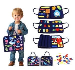 2Kids Toys Senzorická busy kniha Vodní / Dino svet