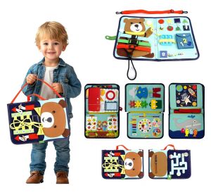 2Kids Toys Senzorická busy kniha Macko