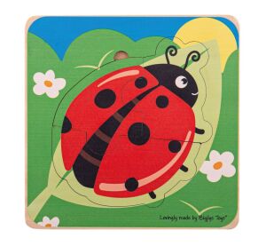 Bigjigs Toys Vkladacie puzzle životné cykly lienky