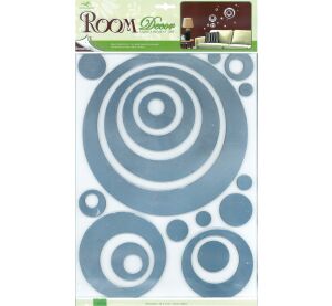 small foot Samolepky strieborné kruhy